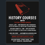 Red History Book, History Coursing Advertising Flyer<br><div class="desc">Red History Book,  History Course Werbung Flyer durch den Business Card Store.</div>