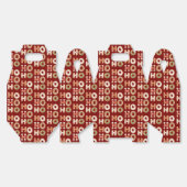 Red Ho Ho Ho Gingerbrot Kekswein Weihnachten Geschenkschachtel (Ungeklappt)