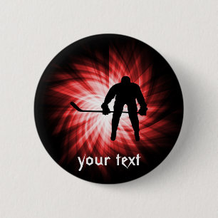 Red Hockey Button
