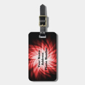 Red Hockey Gepäckanhänger (Vorderseite vertikal)