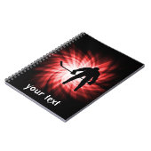 Red Hockey Notizblock (Linke Seite)