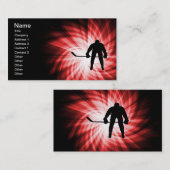 Red Hockey Visitenkarte (Vorne/Hinten)