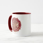 Red HOGWARTS™ Wappen Holiday Wreath Tasse (Vorderseite Links)