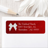 Red Holiday Address Labels (Insitu)