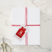 Red Holiday Basketball Snowflake Geschenkanhänger (Mit Garn)