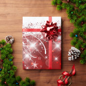 Red Holiday Geschenkpapier