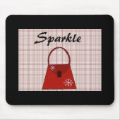 Red Holiday Handbag - Sparkle Mousepad (Vorne)