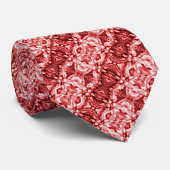 Red Holiday Neck Tie Krawatte (Gerollt)
