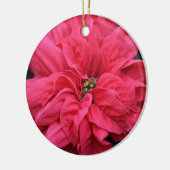 Red Holiday Poinsettia Ornament (Links)