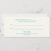 Red Holiday Salon Wellness-Center Weihnachtsgesche (Rückseite)