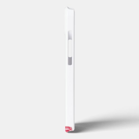 Red Holiday/Winter Sweater iPhone Case (Rückseite / Links)