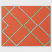 Red Holiday Wrapping Paper Geschenkpapier (Flach)