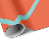 Red Holiday Wrapping Paper Geschenkpapier (Rolleneckpunkt)