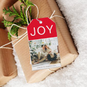 Red Holidays Geschenke Weihnachts Foto Geschenktas Geschenkanhänger