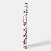 Red Holly beries Green mistletoe Blätter Case-Mate iPhone Hülle (Rückseite / Rechts)