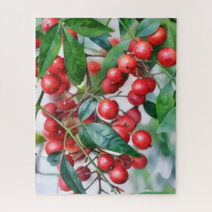 Red Holly Berry Berries Naturerlebnis Puzzle