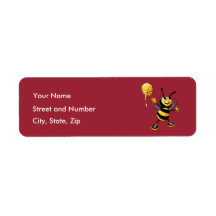 Red Honey Bee Rosh HaShana