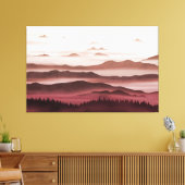 Red Horizons Leinwanddruck (Insitu (Wohnzimmer))