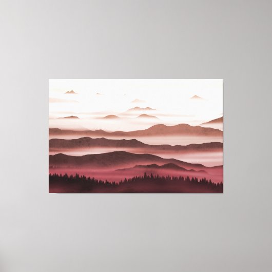 Red Horizons Leinwanddruck (Vorderseite)