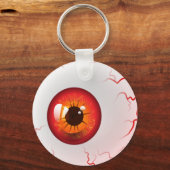 Red Horror Eyeball Schlüsselanhänger (Vorderseite)