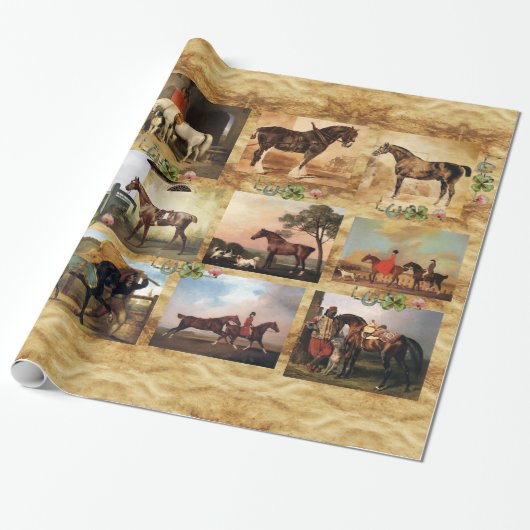 RED HORSE GESCHENKPAPIER (Ungerollt)