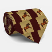 RED HORSE KRAWATTE (Gerollt)