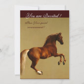 RED HORSE Party Einladung (Rückseite)