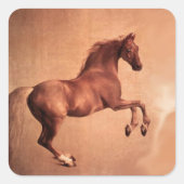 RED HORSE QUADRATISCHER AUFKLEBER (Vorderseite)