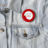 Red Hot 40 th Birthday Button (Beispiel)