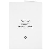 Red Hot Art Card (Hinten)