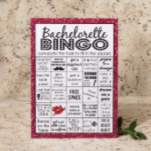 Red Hot Bachelorette Bingo, Party Game, Challenge Einladung