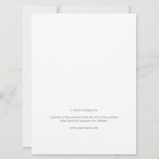 Red Hot & Blue Einladung (Rückseite)