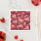 Red Hot Candy Heary Paper Napkins Serviette (Beispiel)