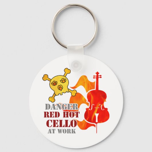 Red Hot Cello Schlüsselanhänger (Vorderseite)