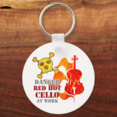 Red Hot Cello Schlüsselanhänger (Vorderseite)