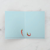 Red Hot Chiles Red Dot Blue Card Karte (Innenseite)
