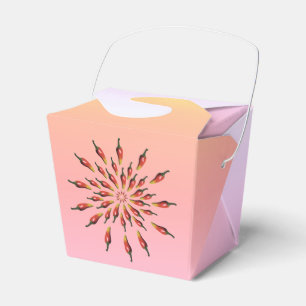 Red Hot Chili Paprikaschoten Mandala Geschenkschachtel