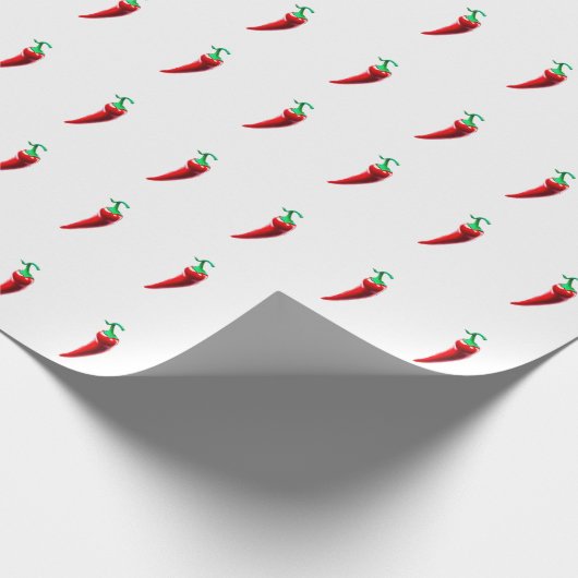 Red Hot Chili Pepper Geschenkpapier (Ecke)