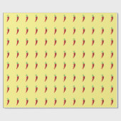 Red Hot Chili Pepper Geschenkpapier (Flach)