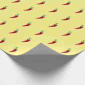 Red Hot Chili Pepper Geschenkpapier (Ecke)