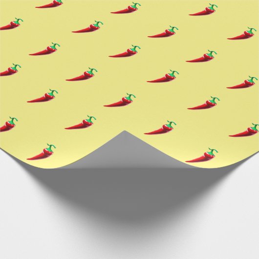 Red Hot Chili Pepper Geschenkpapier (Ecke)