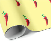 Red Hot Chili Pepper Geschenkpapier (Rolleneckpunkt)