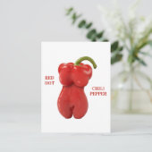 Red Hot Chili Pepper Postkarte (Stehend Vorderseite)
