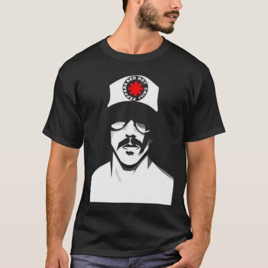 Red Hot Chili Peppers – Anthony Kiedis Silhouette T-Shirt (Vorderseite)