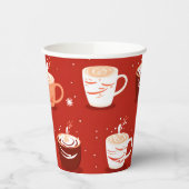 Red Hot Coffee & Cococoa Design Pappbecher (Links)