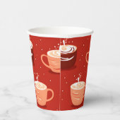 Red Hot Coffee & Cococoa Design Pappbecher (Rechts)