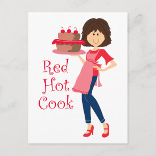 Red Hot Cook Postkarte