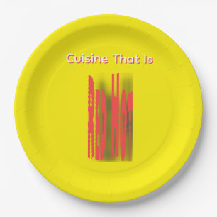 Red Hot Cuisine Rund Pappteller
