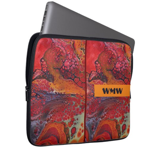 Red Hot Customized iPad Case (Vorne Rechts)