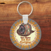 Red Hot Firefighter-Schlüsselanhänger Schlüsselanhänger (Vorderseite)